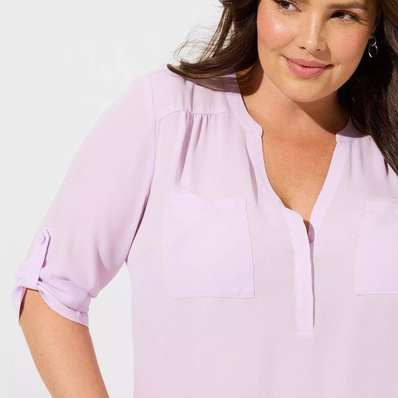 Harper Georgette 3/4 Sleeve - Picture 2 of 5